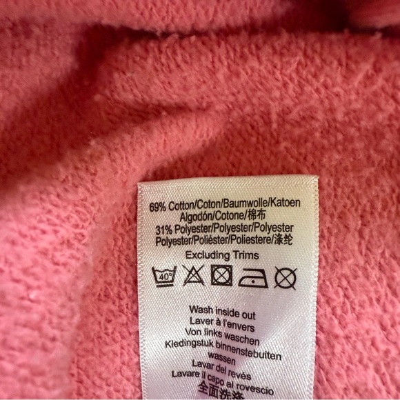 New Girl Order pink Joggers sweats with Flame Design size 10 juniors graphic - Picture 9 of 10